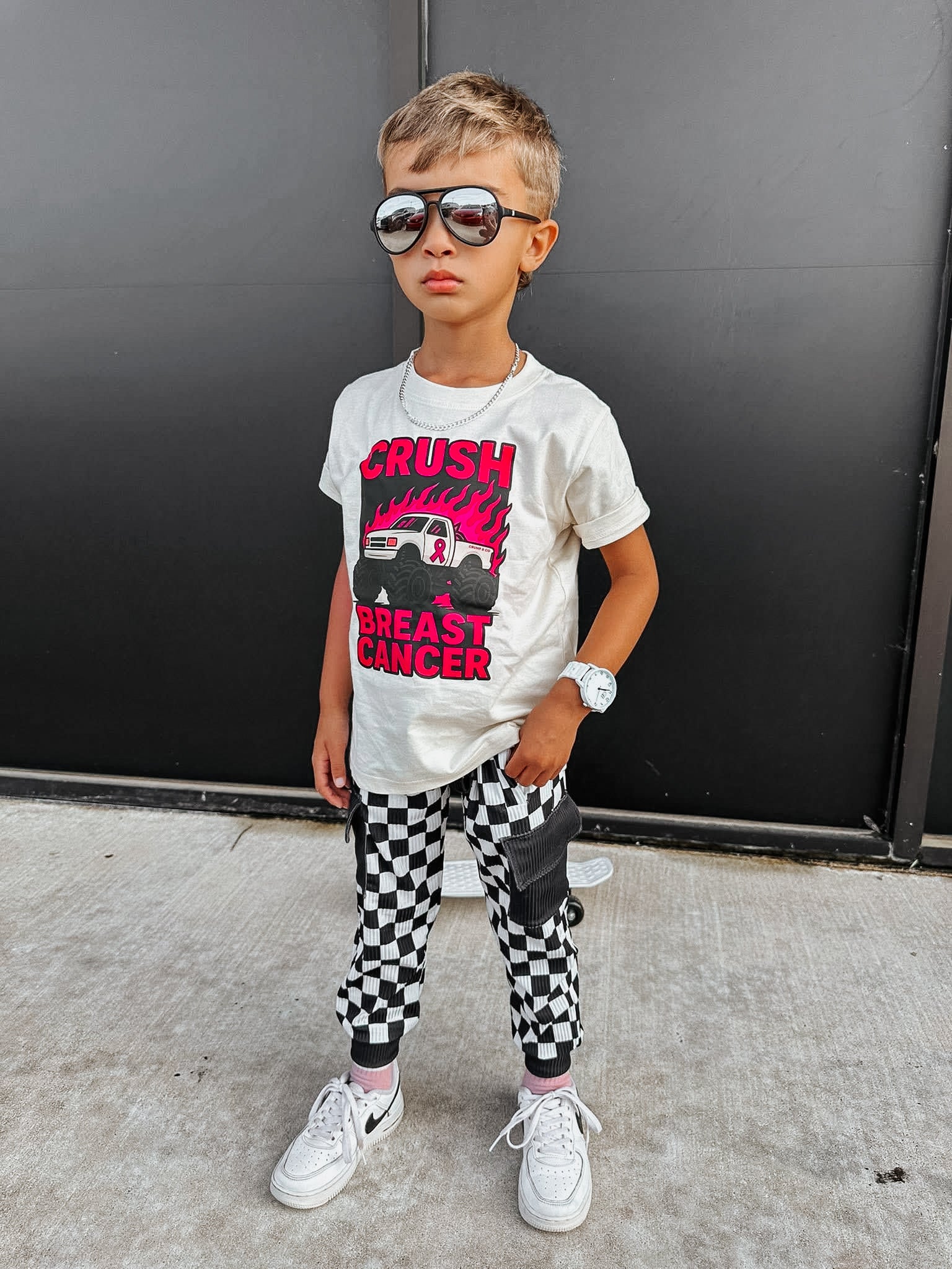 Crush Breast Cancer | Natural T-Shirt