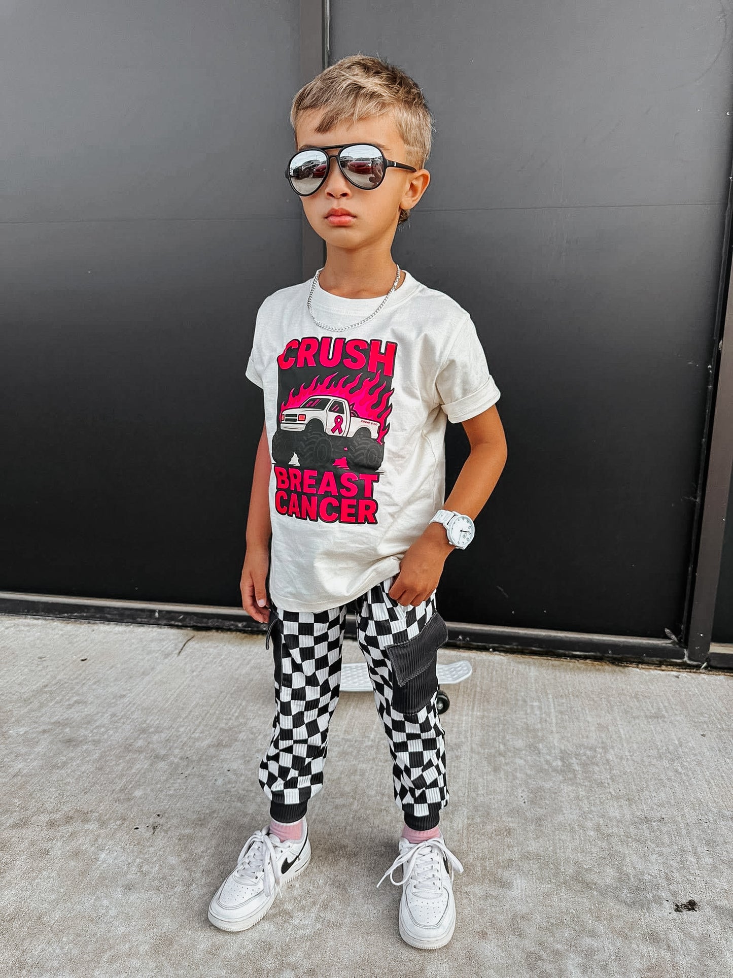 Crush Breast Cancer | Natural T-Shirt