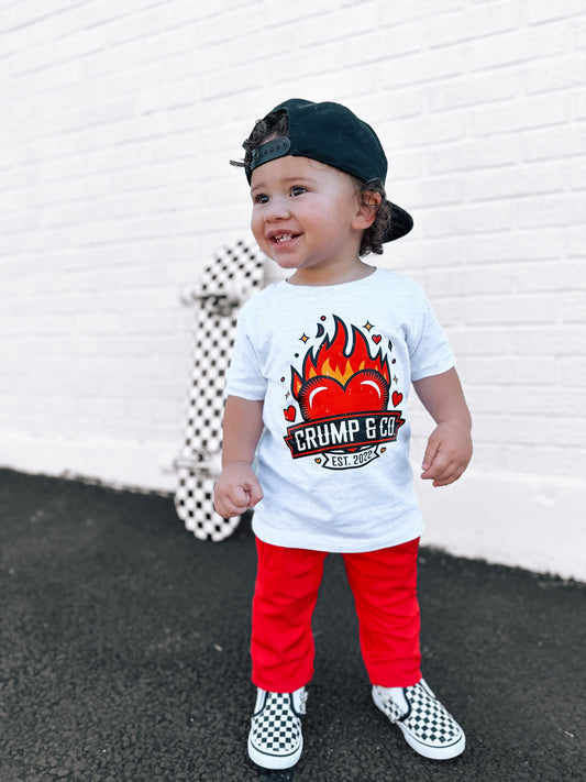 Crump Heart | Ash Grey Logo