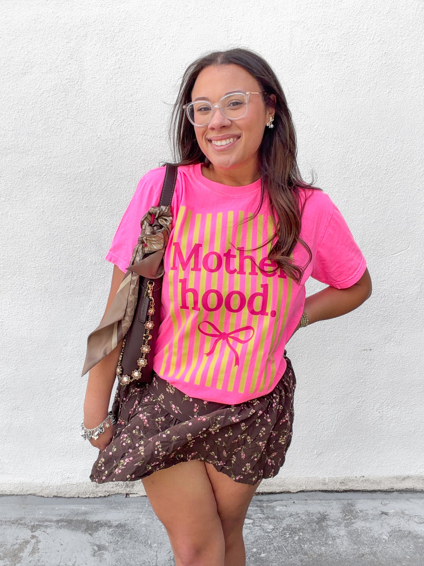 Motherhood | Neon Pink Comfort Color