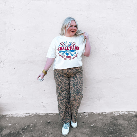 Ballpark Days | Ivory Comfort Color T-Shirt