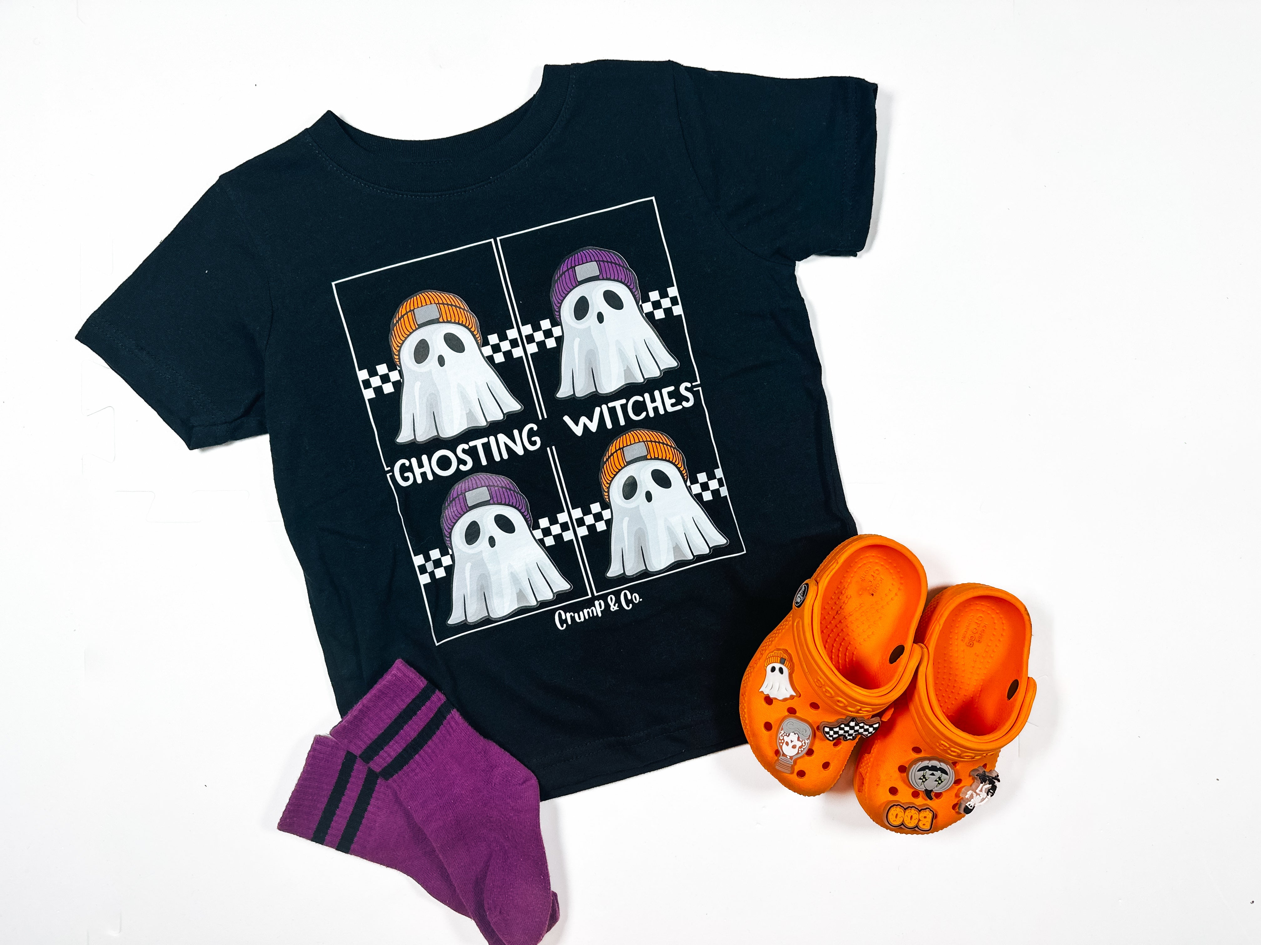 Ghosting Witches | Black Graphic T-shirt