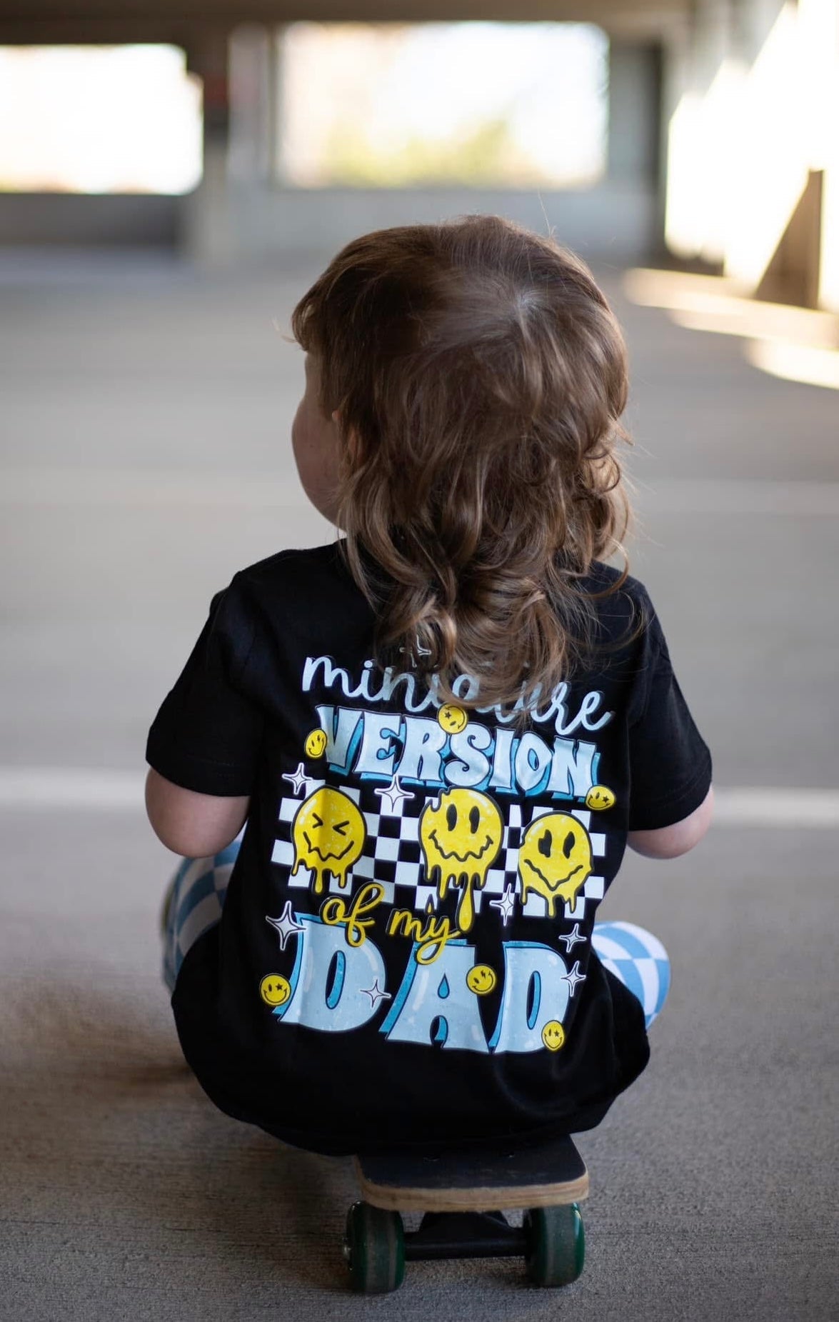 Miniature Version | Black Graphic T-Shirt