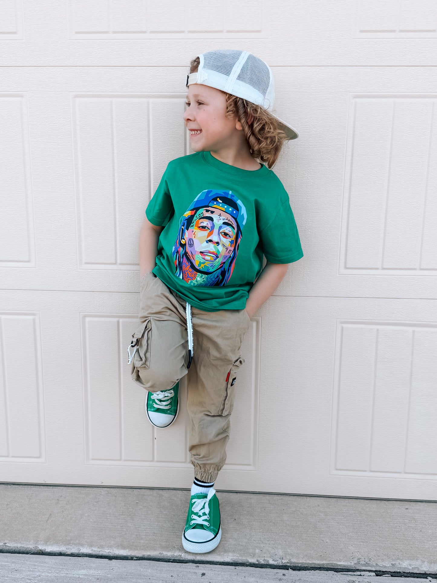 Weezy | Green Graphic T-Shirt