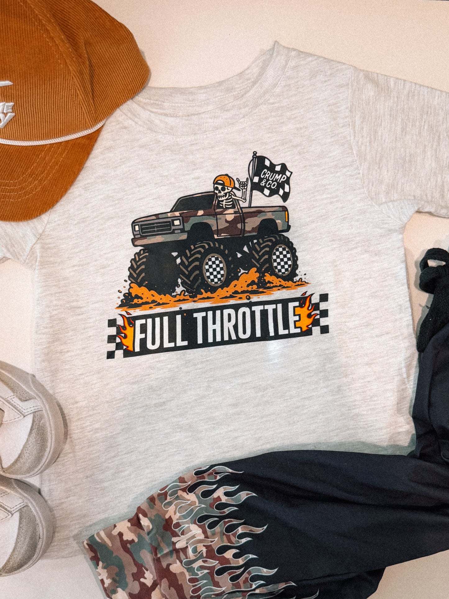 Full Throttle | Ash Graphic T-Shirt