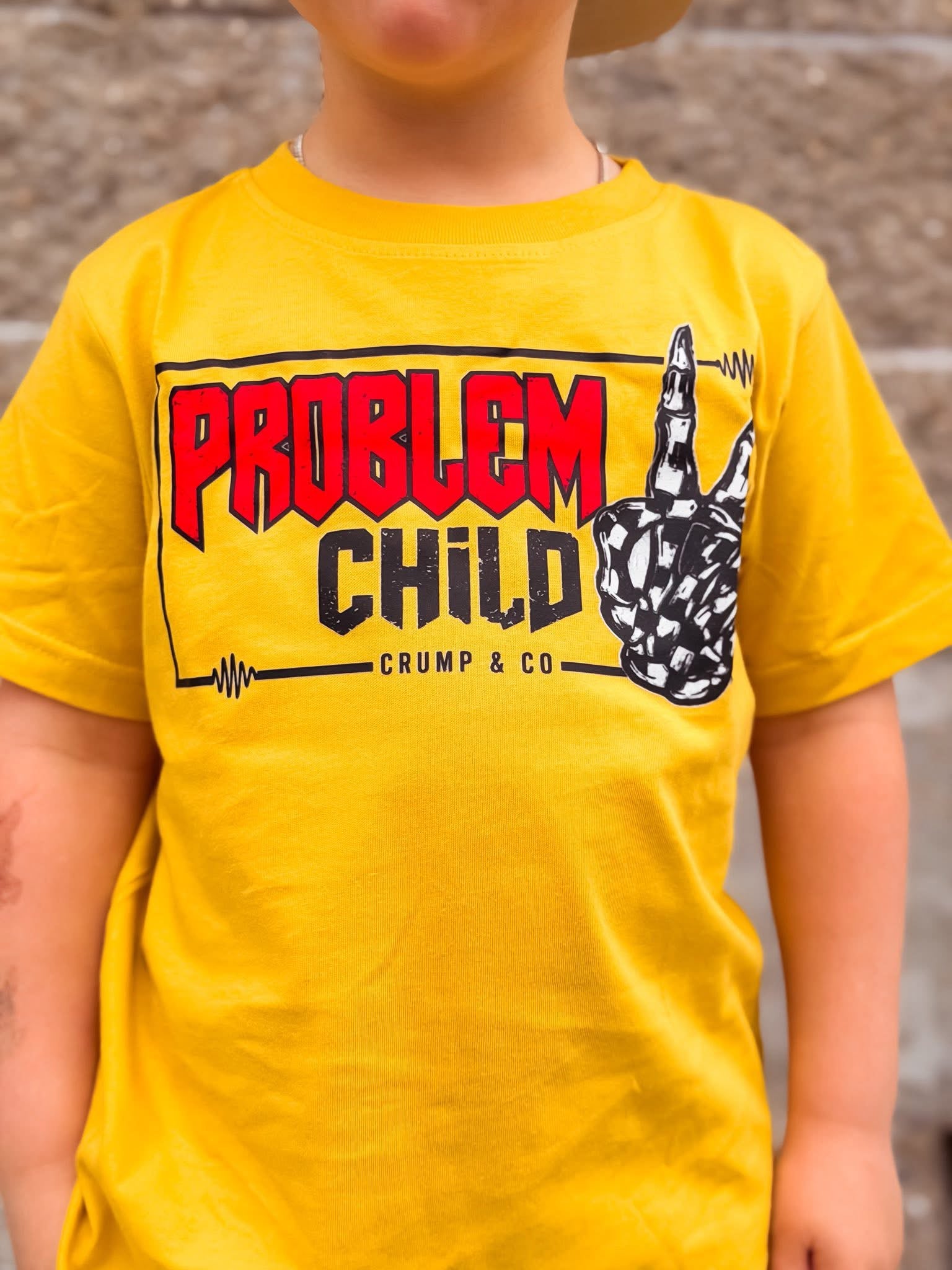 Problem Child | Mustard Graphic T-Shirt