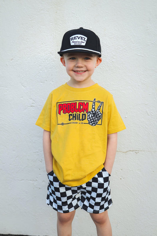 Problem Child | Mustard Graphic T-Shirt