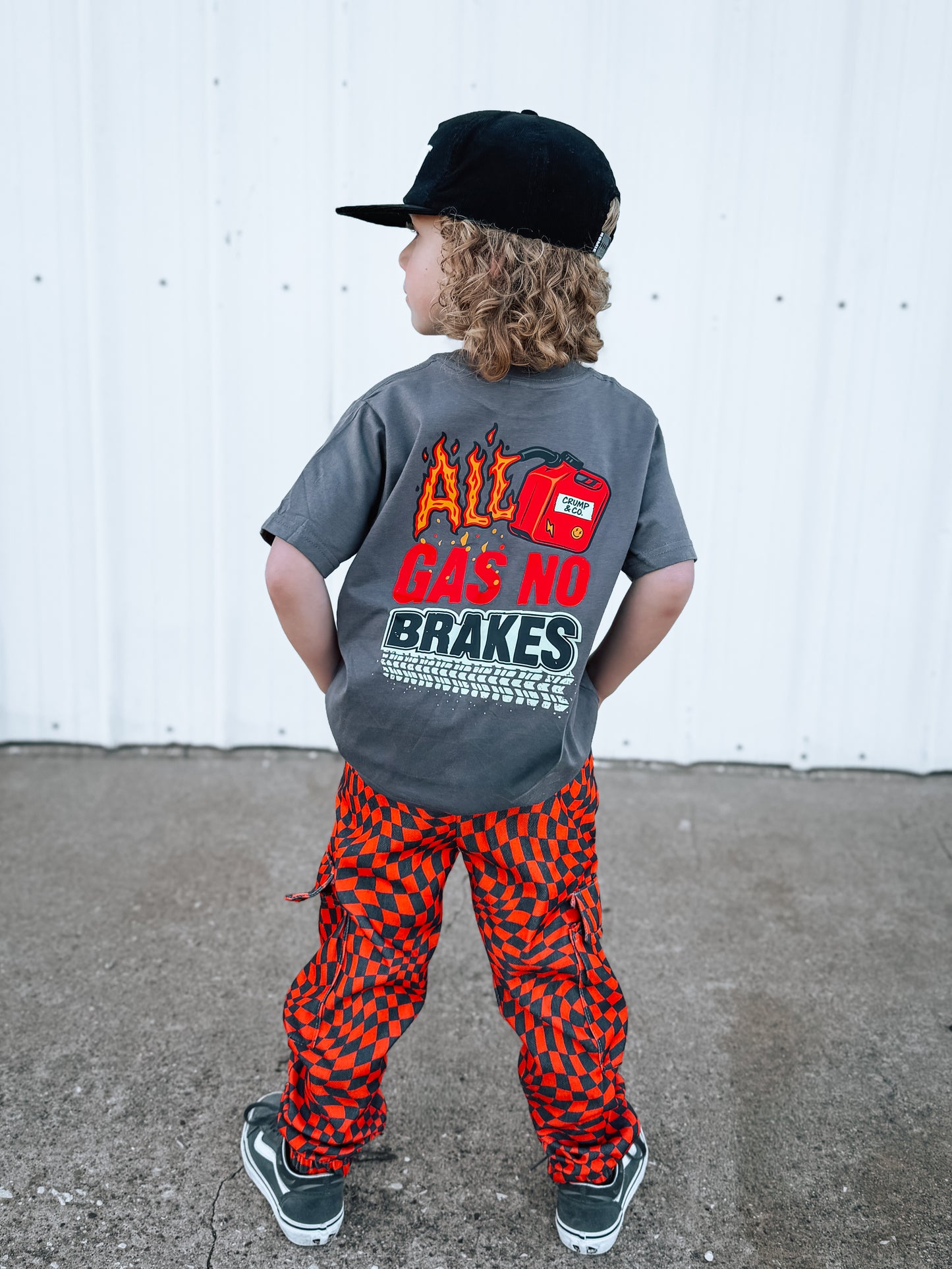 All Gas | Charcoal Graphic T-Shirt