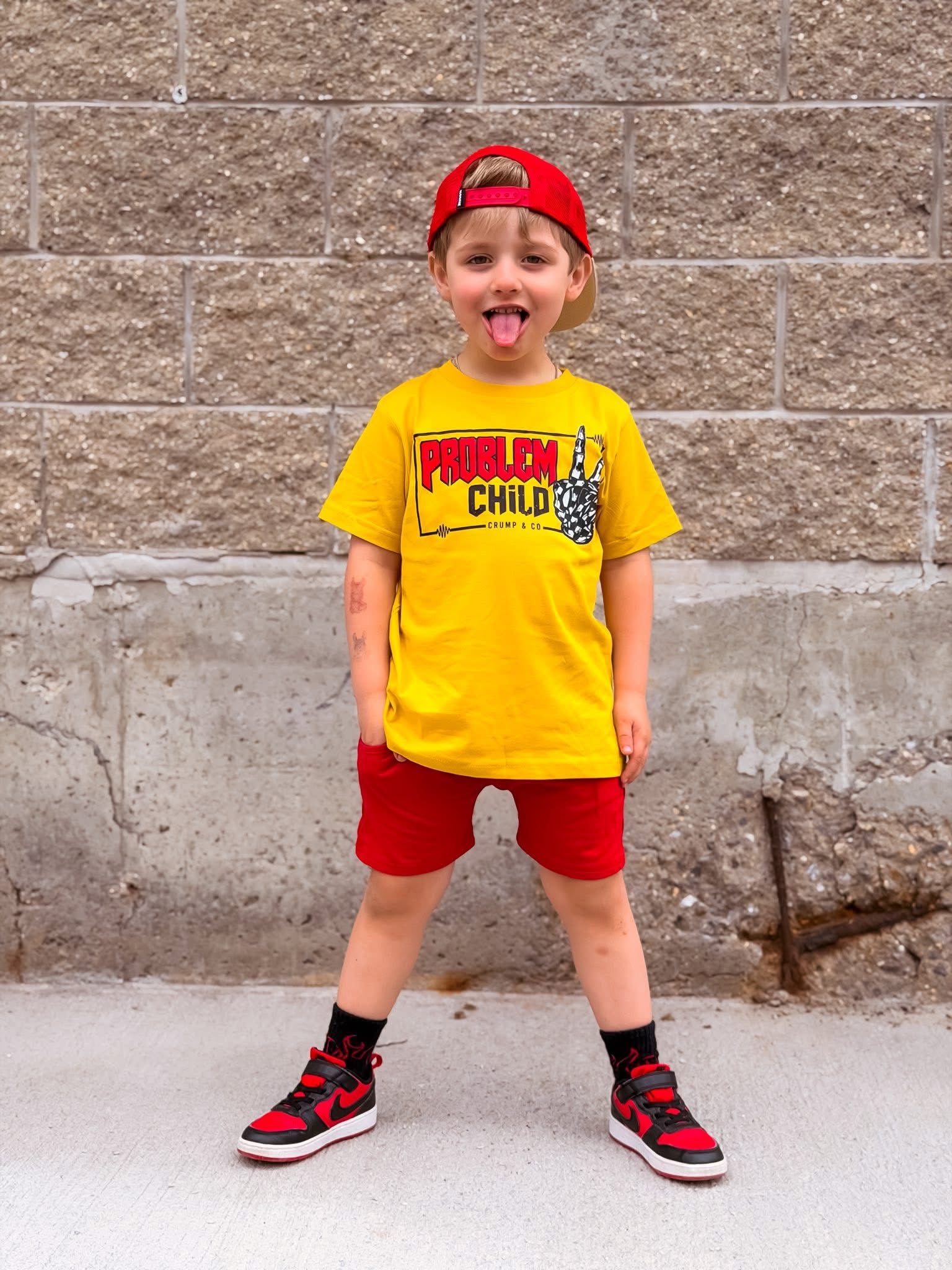 Problem Child | Mustard Graphic T-Shirt
