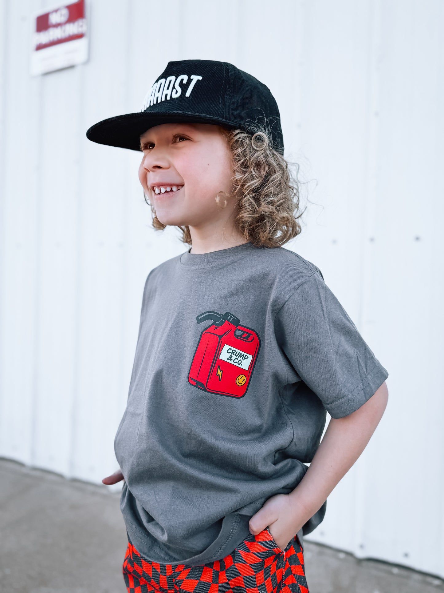 All Gas | Charcoal Graphic T-Shirt