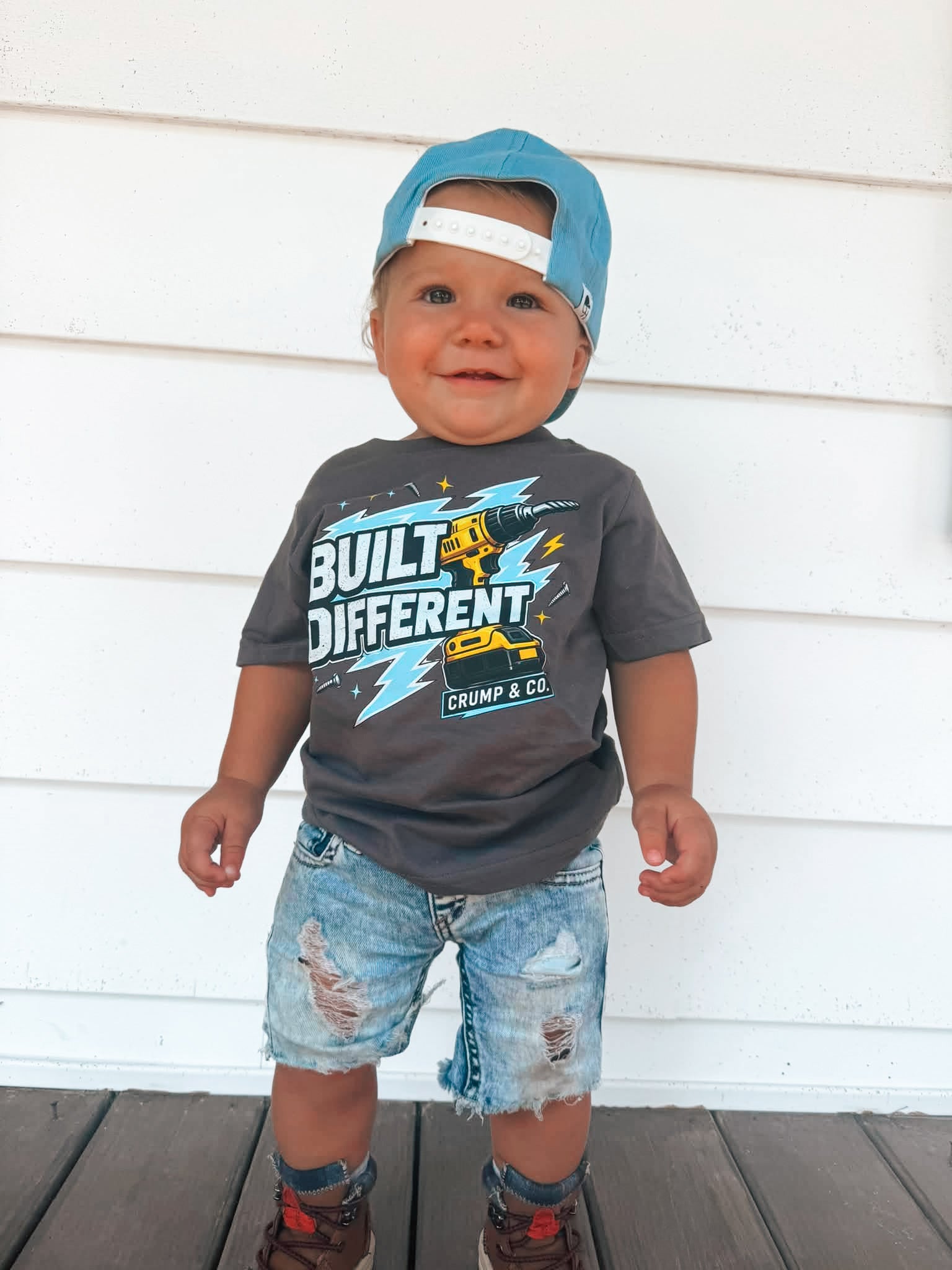 Built Different | Charcoal T-Shirt