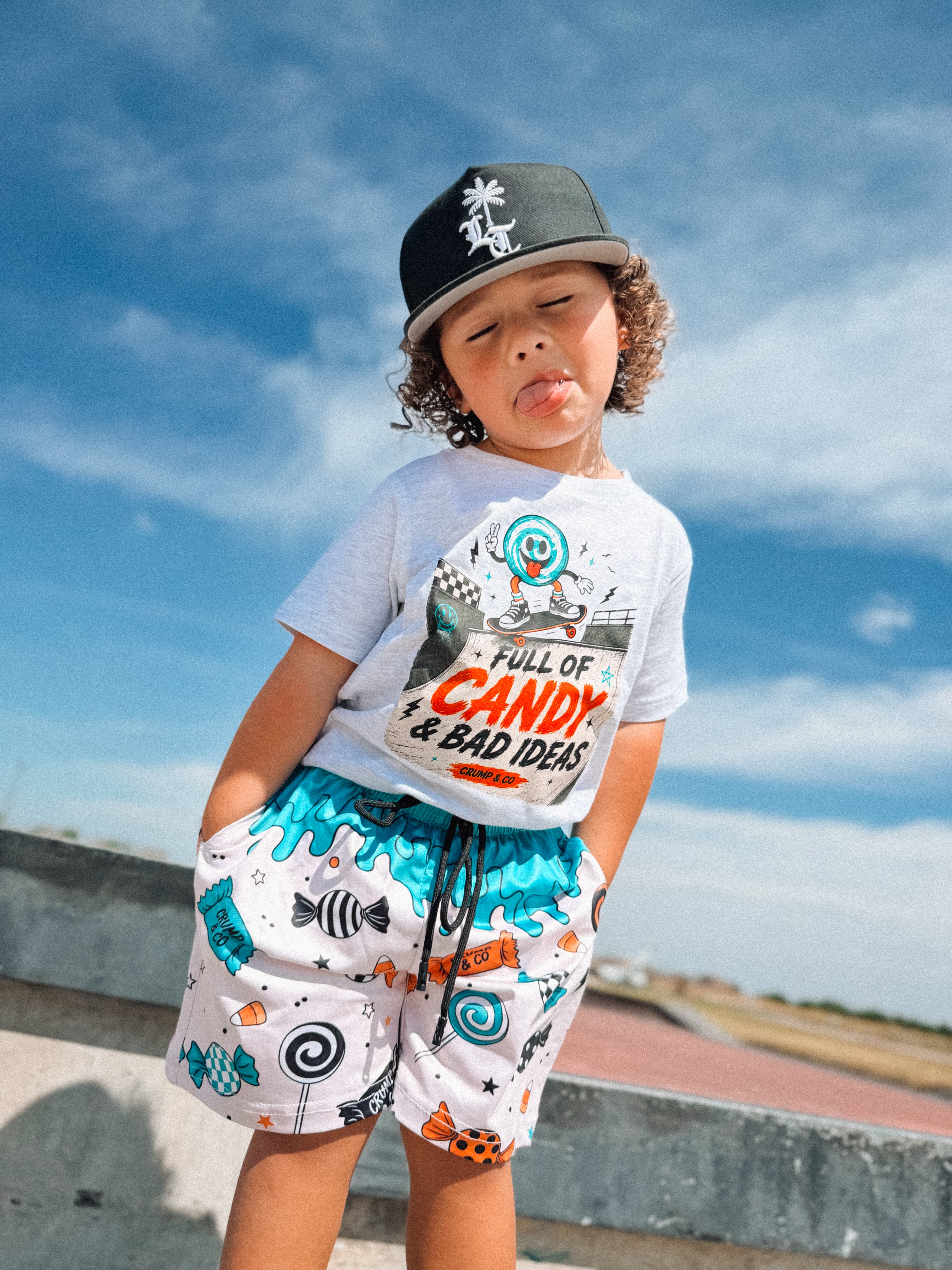 Full of Candy  | Ash Grey Graphic T-Shirt