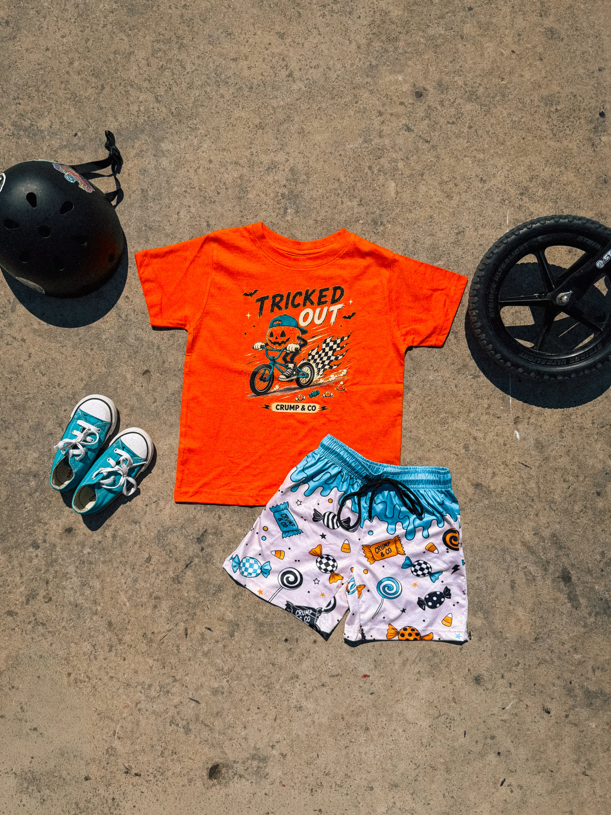 Tricked Out | Orange Graphic T-Shirt