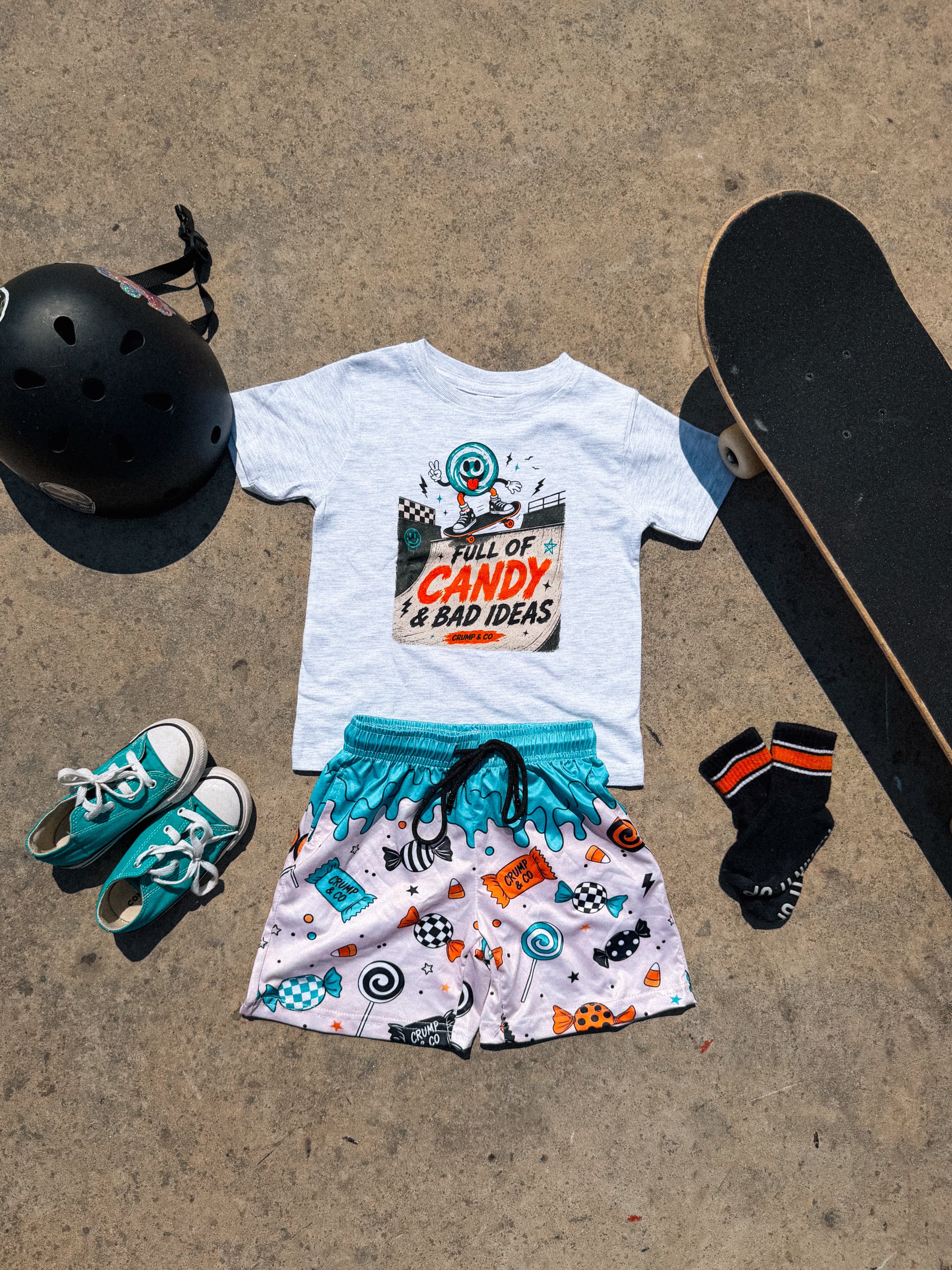 Full of Candy  | Ash Grey Graphic T-Shirt