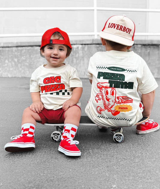 Pizza Time | Ivory Graphic T-shirt