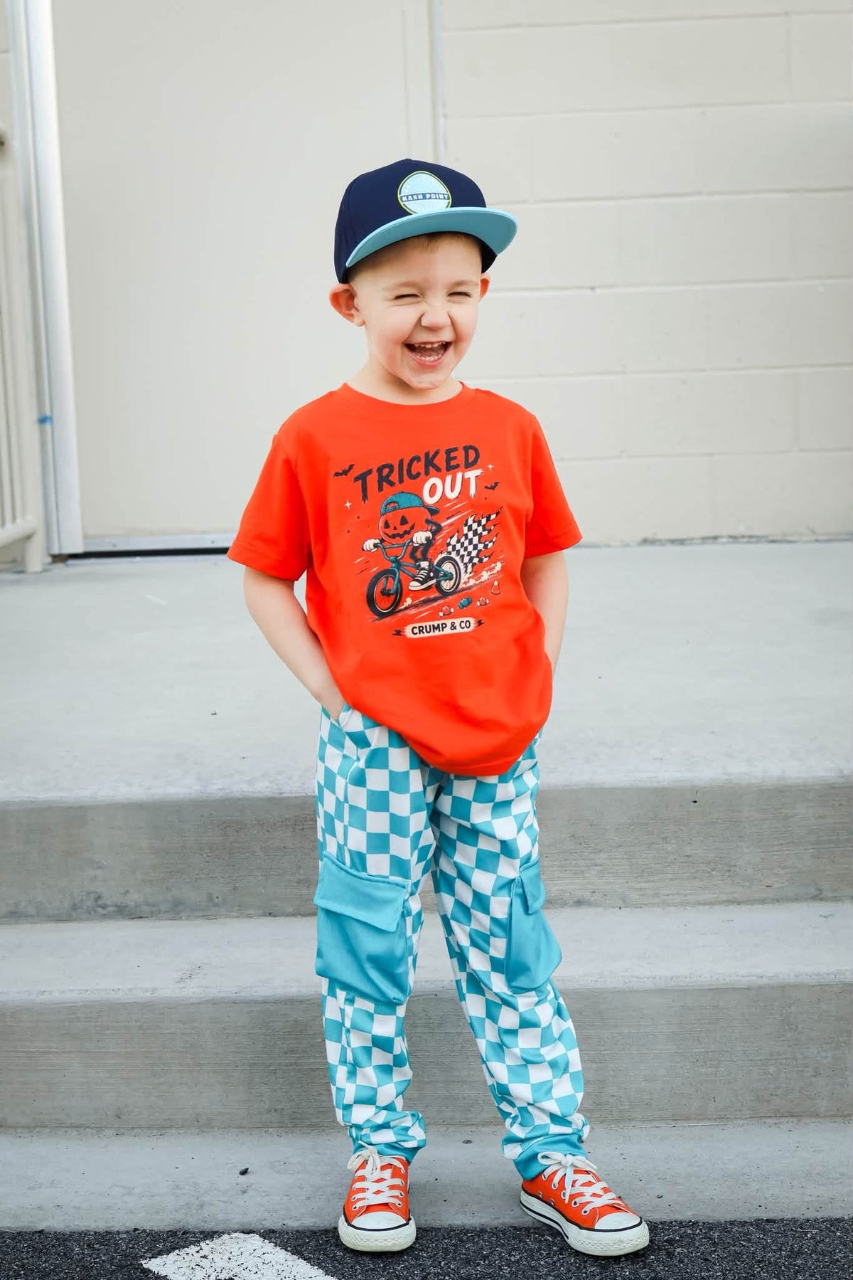 Tricked Out | Orange Graphic T-Shirt