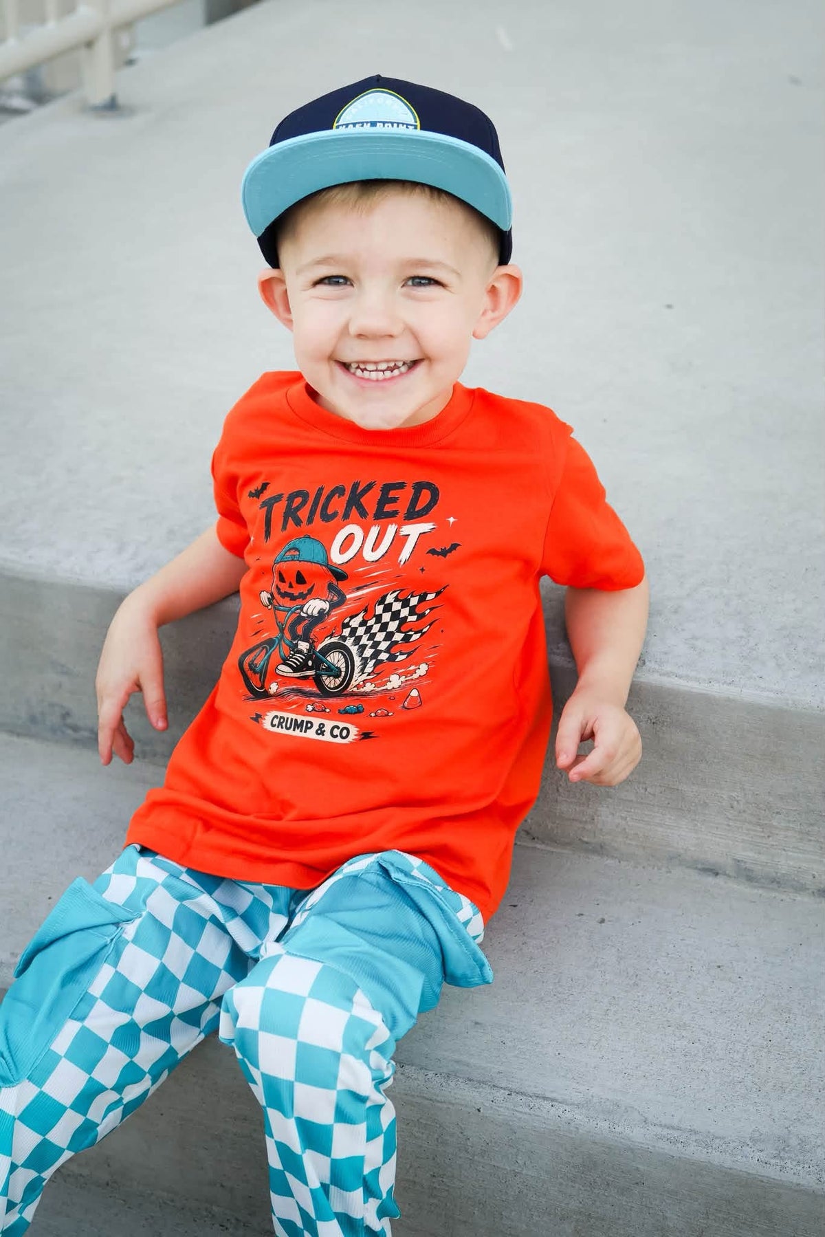 Tricked Out | Orange Graphic T-Shirt