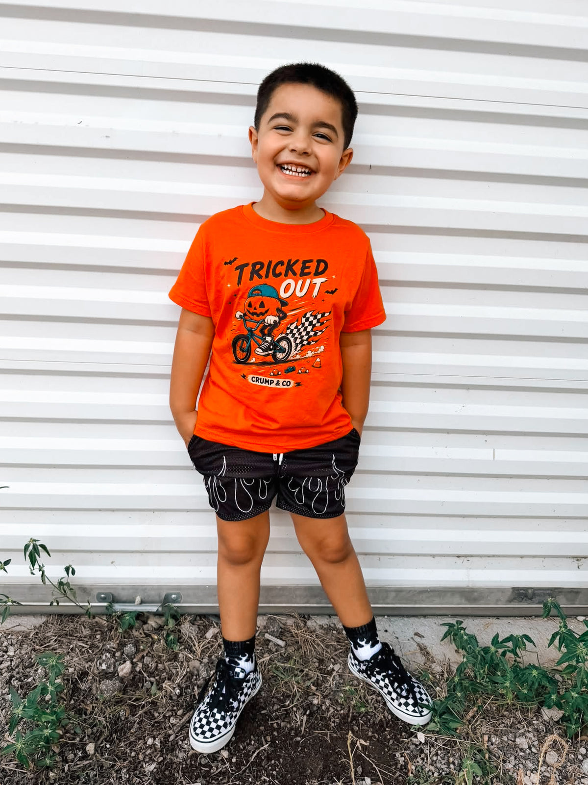 Tricked Out | Orange Graphic T-Shirt