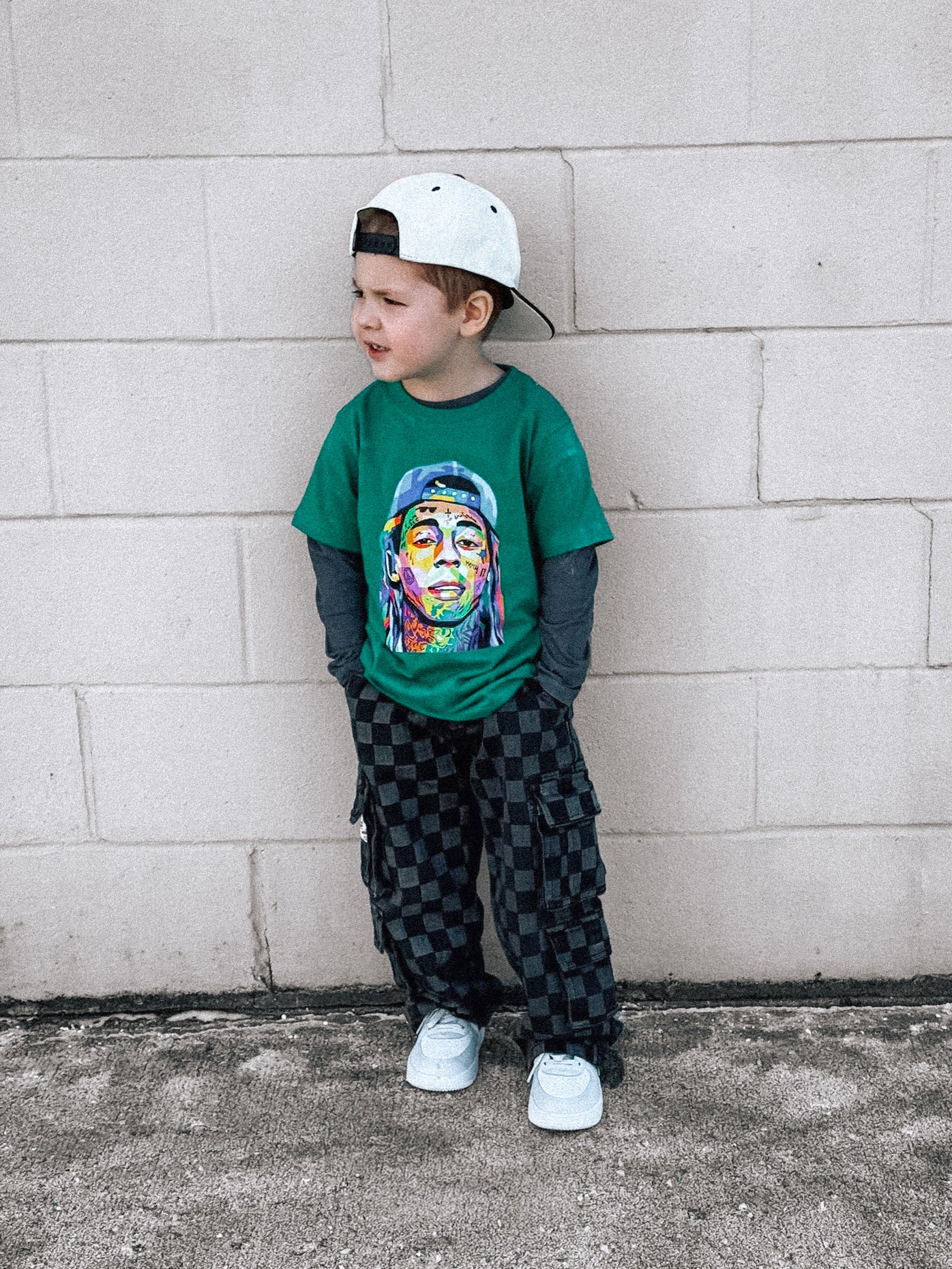 Weezy | Green Graphic T-Shirt