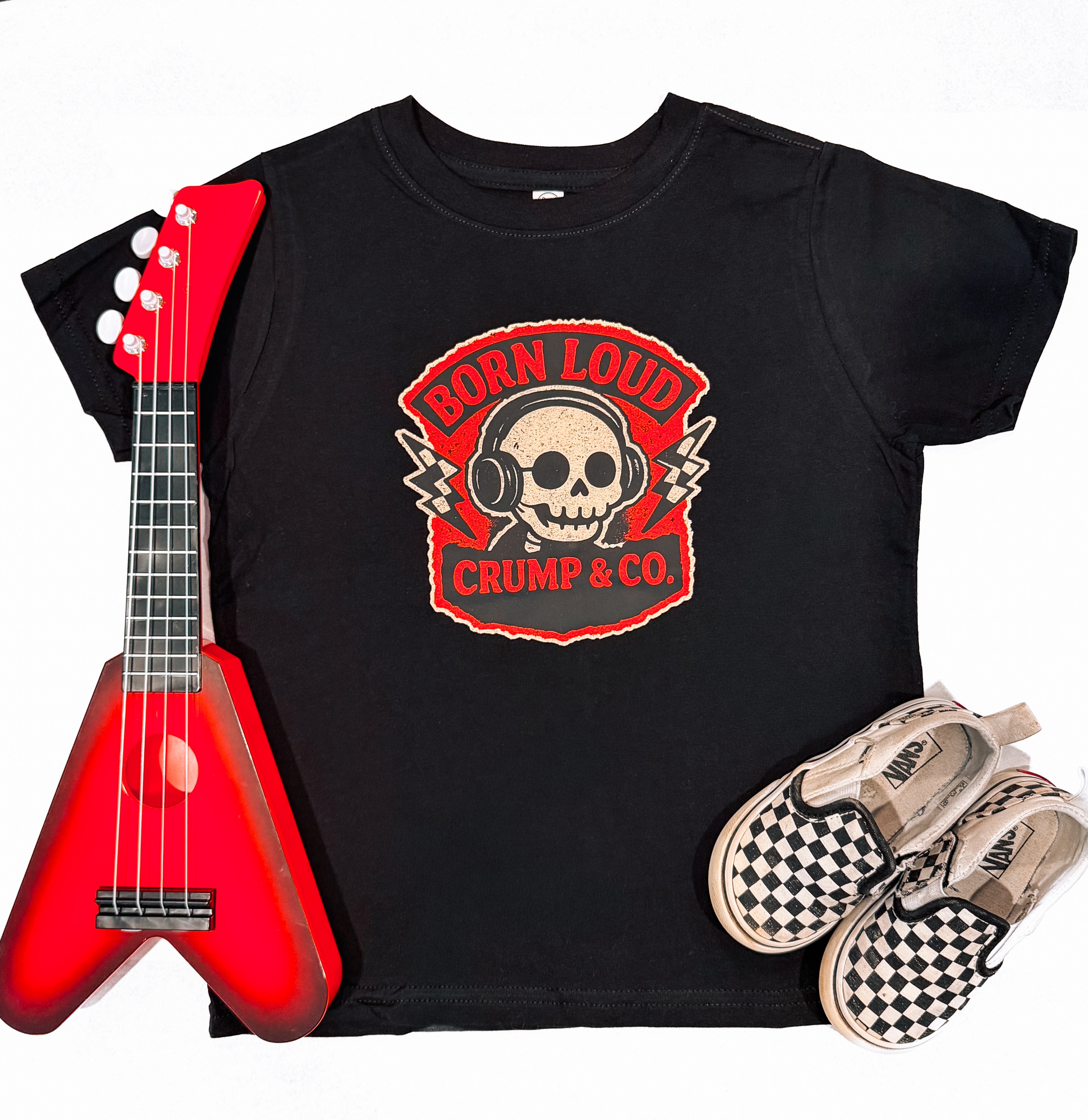 Born Loud | Black Graphic T-shirt