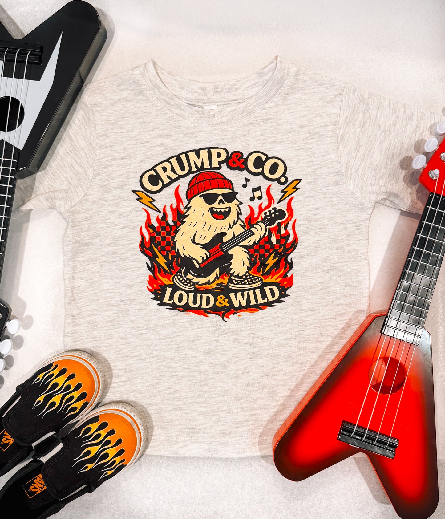 Loud & Wild | Ash Grey Graphic T-shirt
