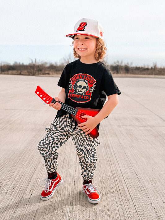 Born Loud | Black Graphic T-shirt