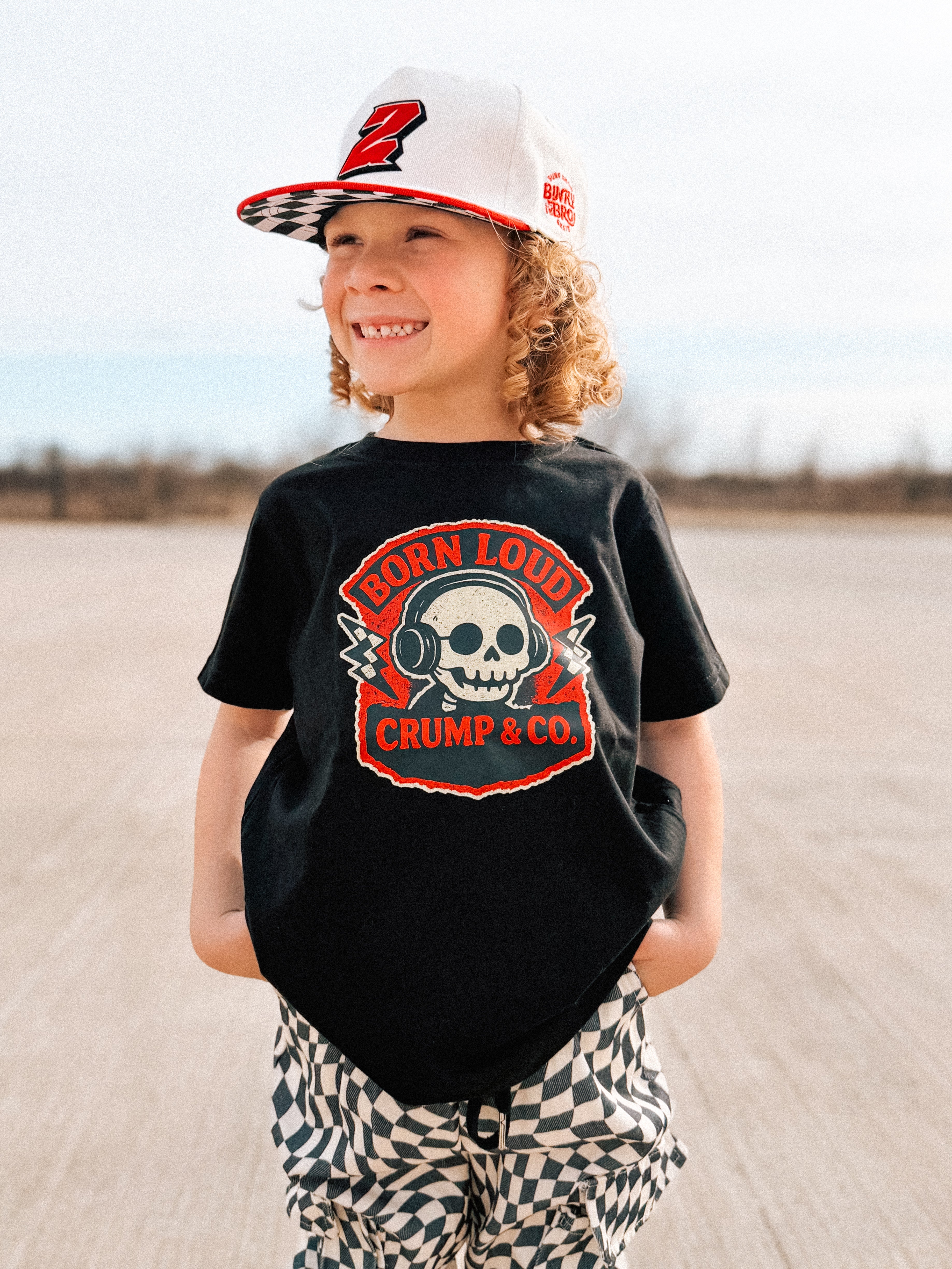 Born Loud | Black Graphic T-shirt