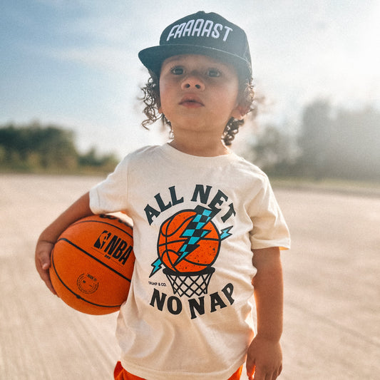 All Net, No Nap | Ivory Graphic T-Shirt