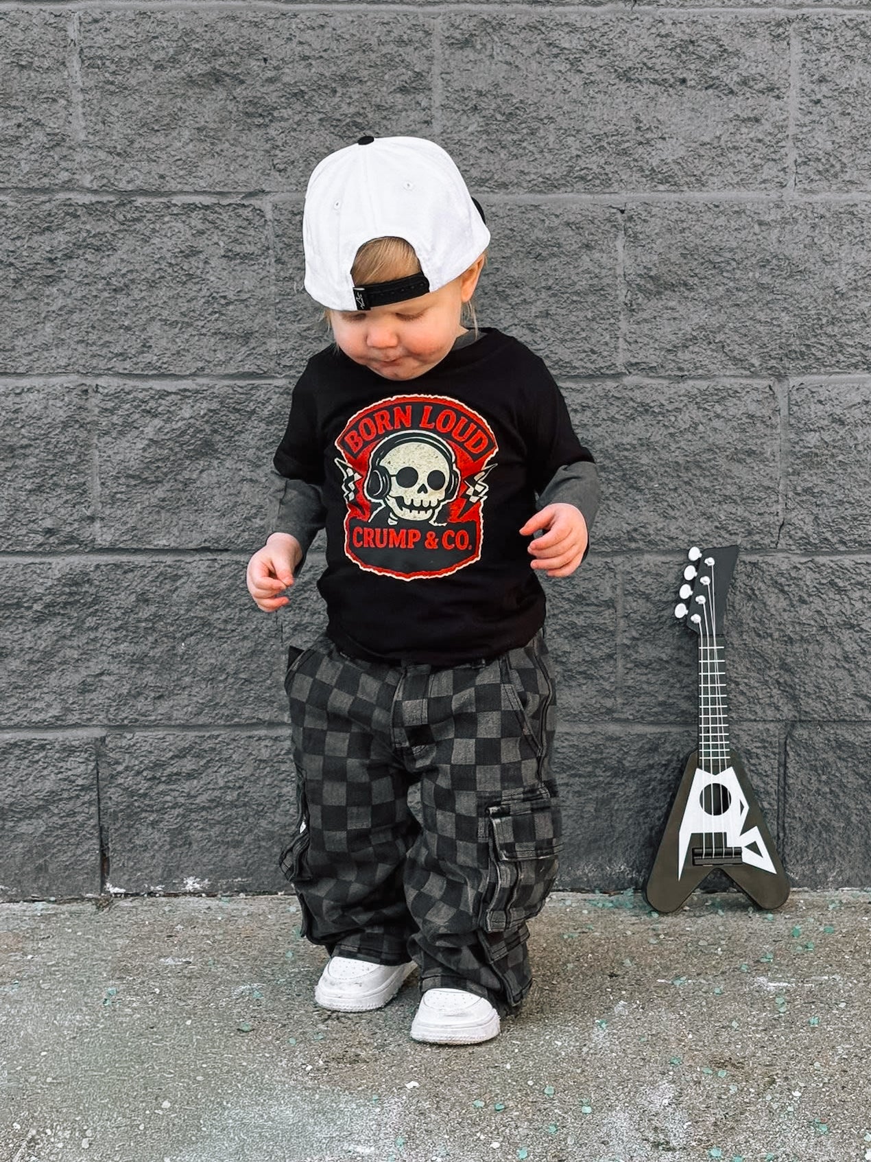 Born Loud | Black Graphic T-shirt