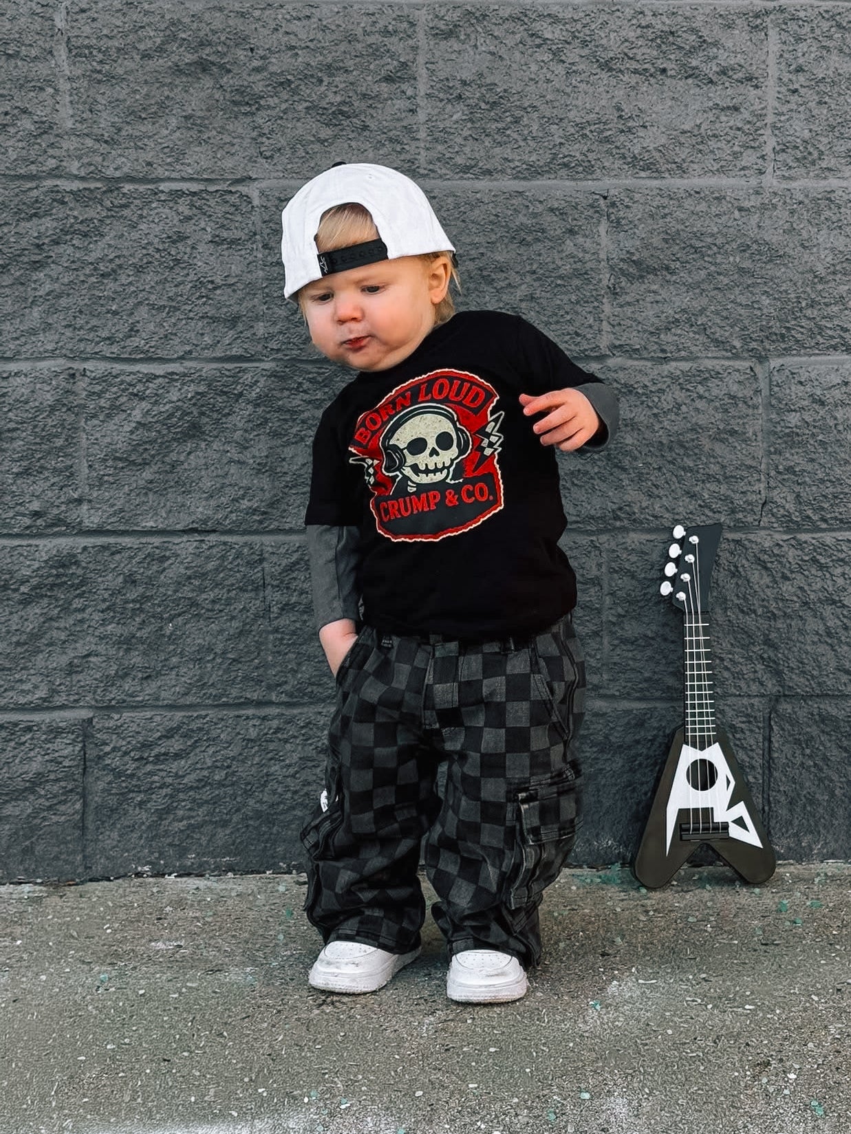 Born Loud | Black Graphic T-shirt