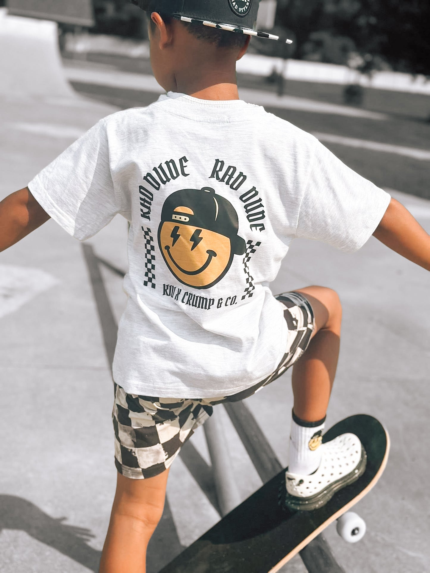 KIU Collab Tee | Grey Graphic T-shirt