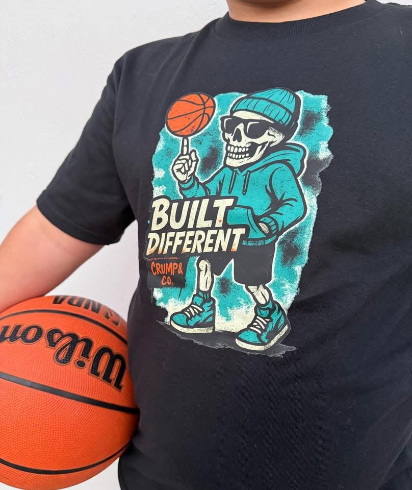 Built Different | Black Graphic T-Shirt