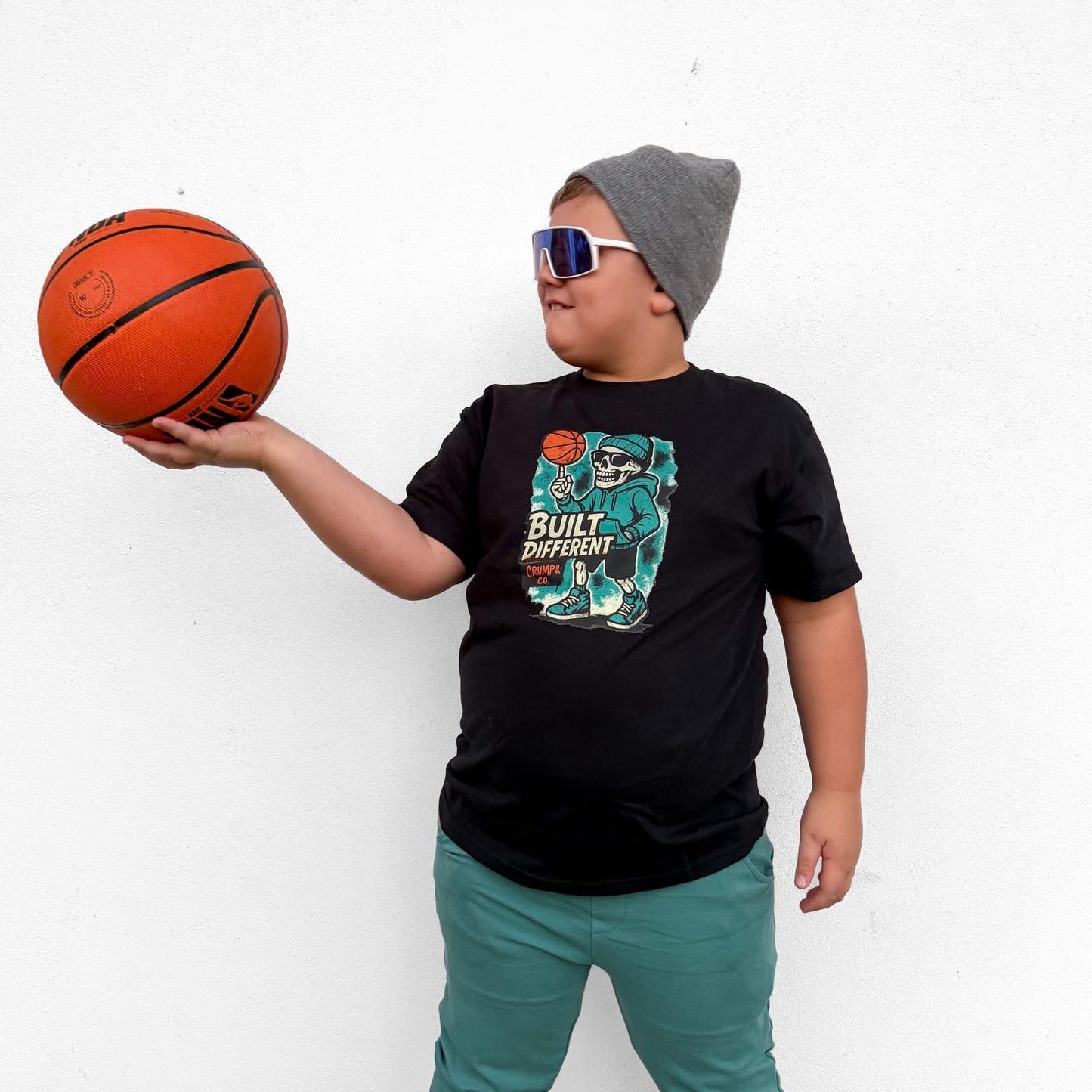 Built Different | Black Graphic T-Shirt