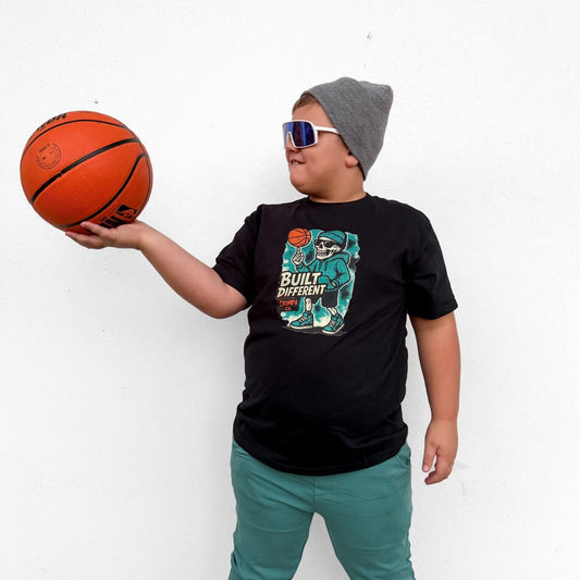 Built Different | Black Graphic T-Shirt