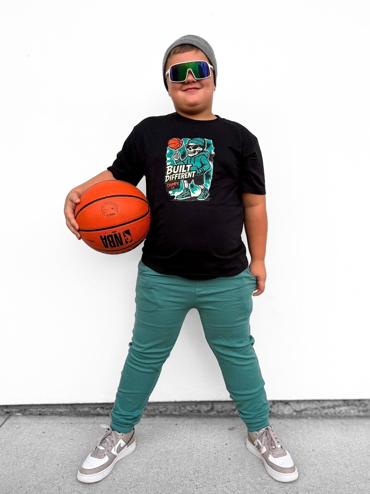 Built Different | Black Graphic T-Shirt