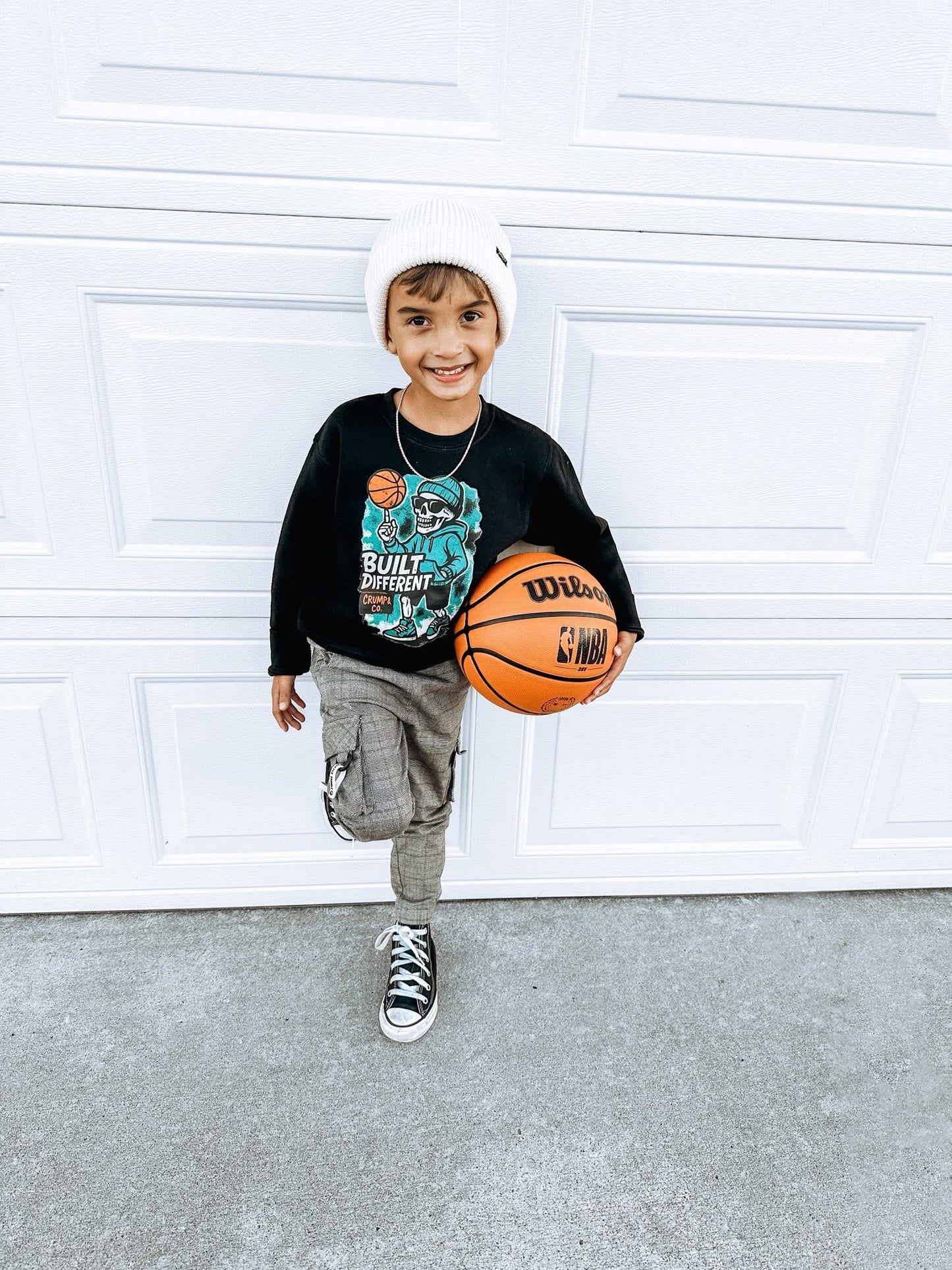 Built Different | Black Sweatshirt