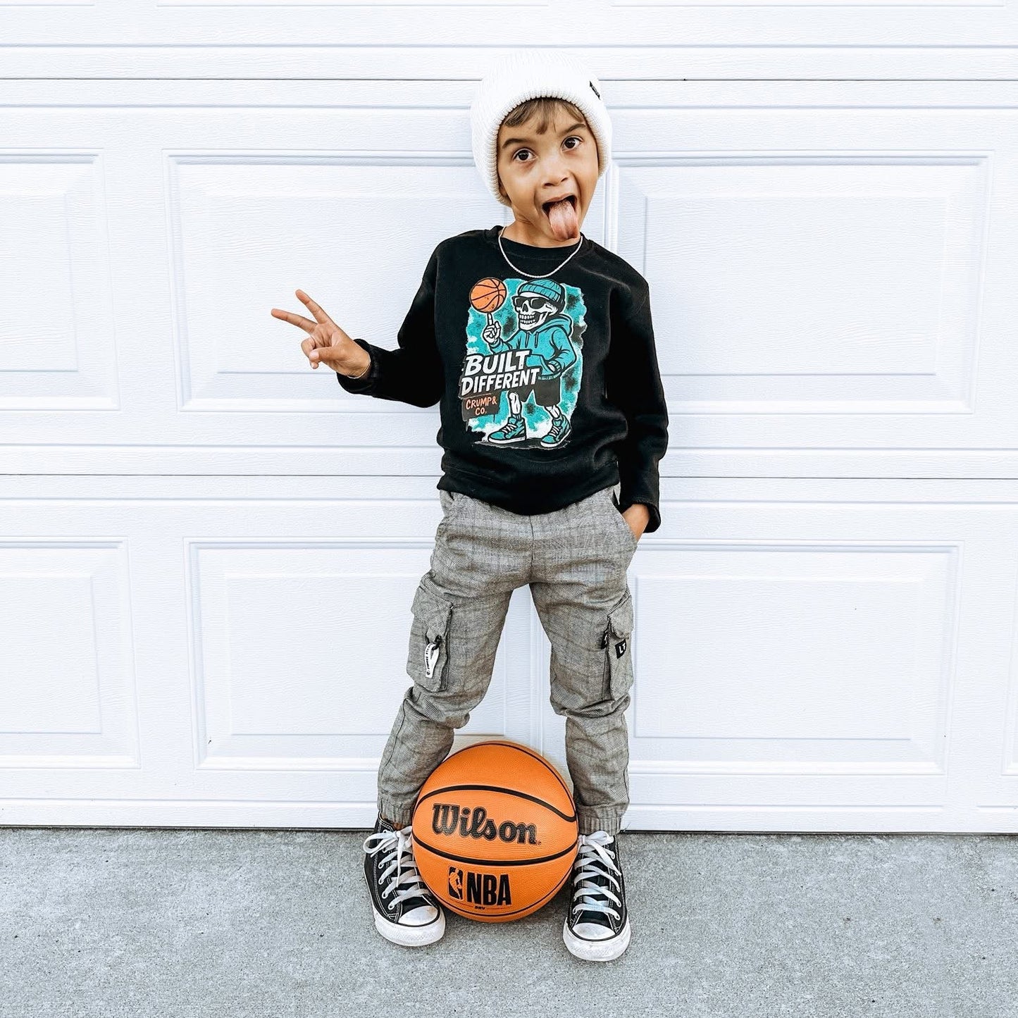 Built Different | Black Sweatshirt