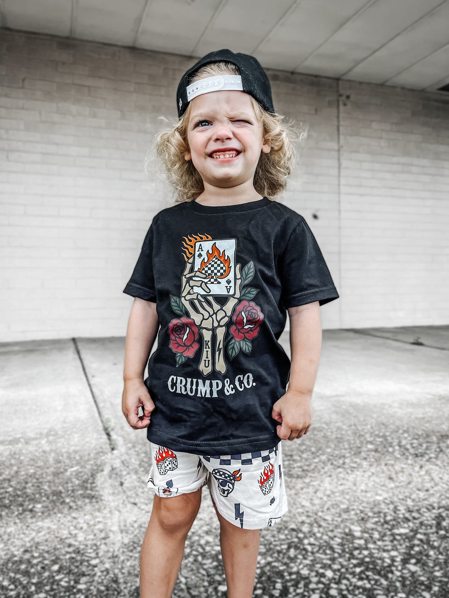 Ace Card | Black Graphic T-shirt