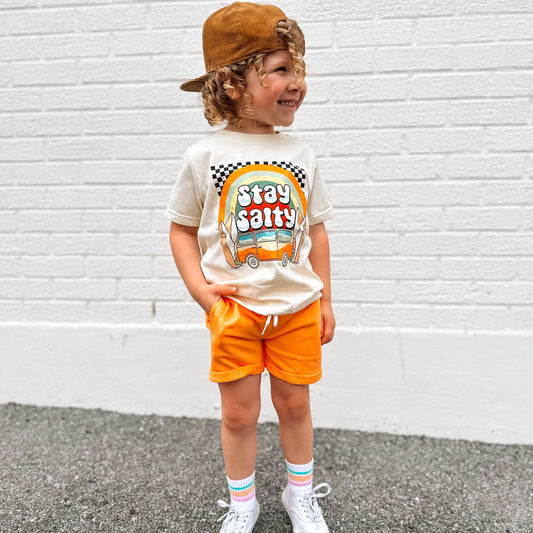 Stay Salty | Oatmeal Graphic T-shirt