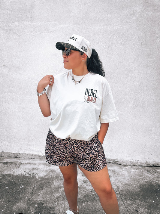Rebel Mama Club | Ivory Comfort Color Shirt