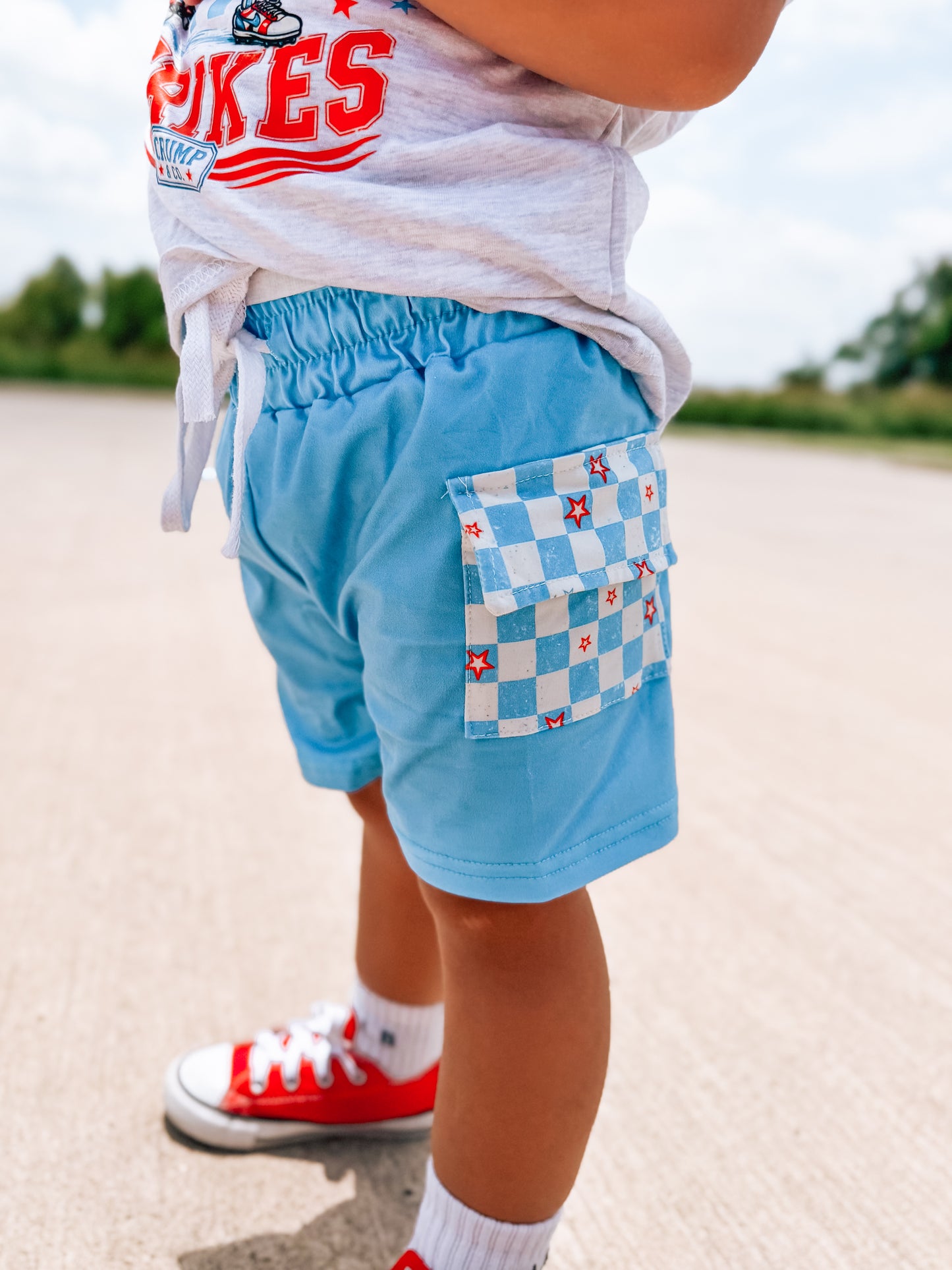 Star Holiday | Cargo Pocket Tie Shorts