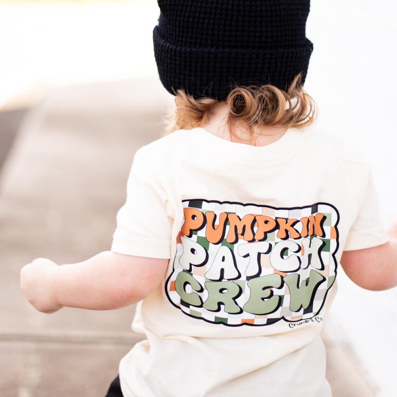Pumpkin Patch Crew | Ivory Graphic T-Shirt