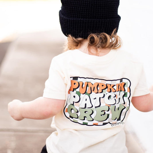 Pumpkin Patch Crew | Ivory Graphic T-Shirt