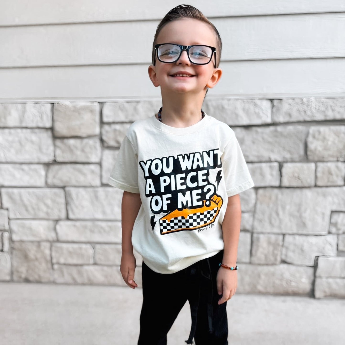 Piece of Me | Ivory Graphic T-Shirt
