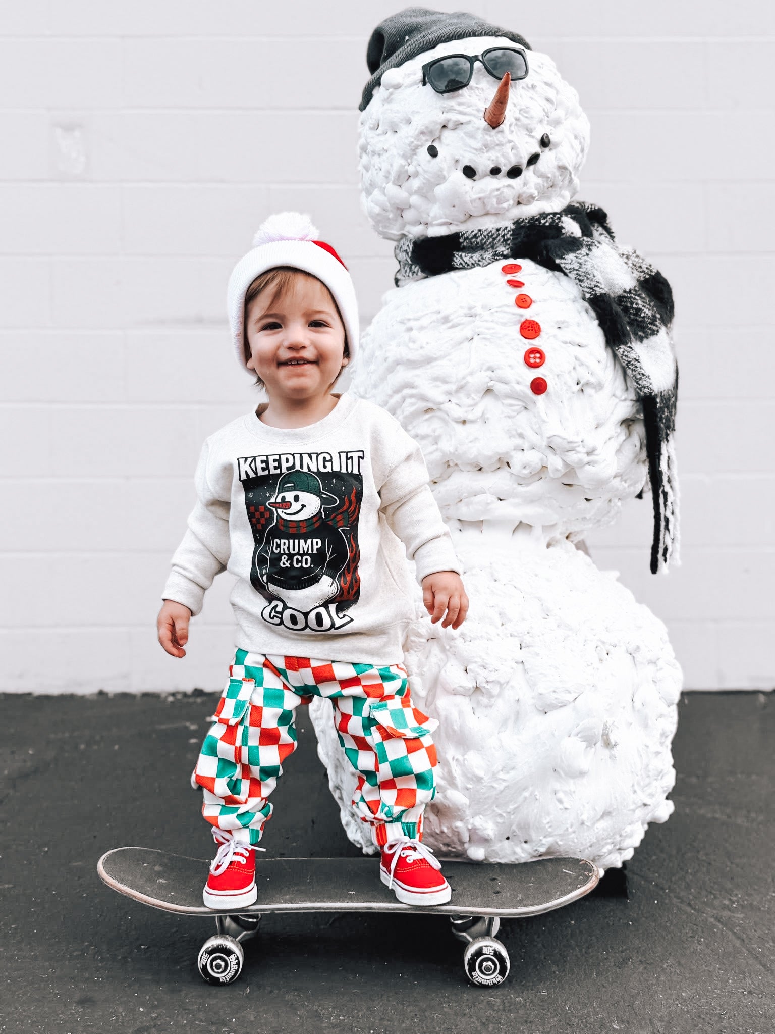 Crump Christmas | Checker Cargo Jogger Pant