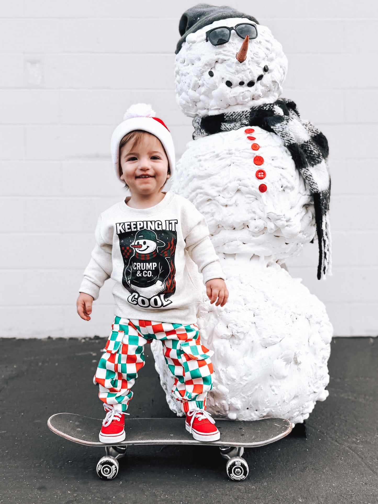 Crump Christmas | Checker Cargo Jogger Pant