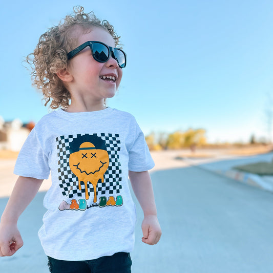 Rad Like Dad | Grey Graphic T-shirt
