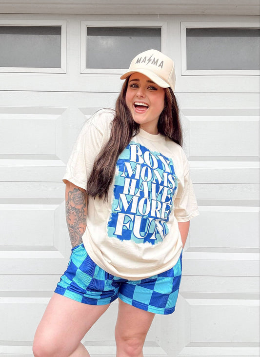 Boy Moms Have More Fun | Comfort Color Tee- Ivory