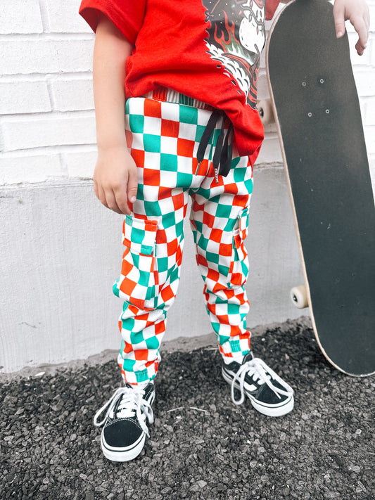 Crump Christmas | Checker Cargo Jogger Pant