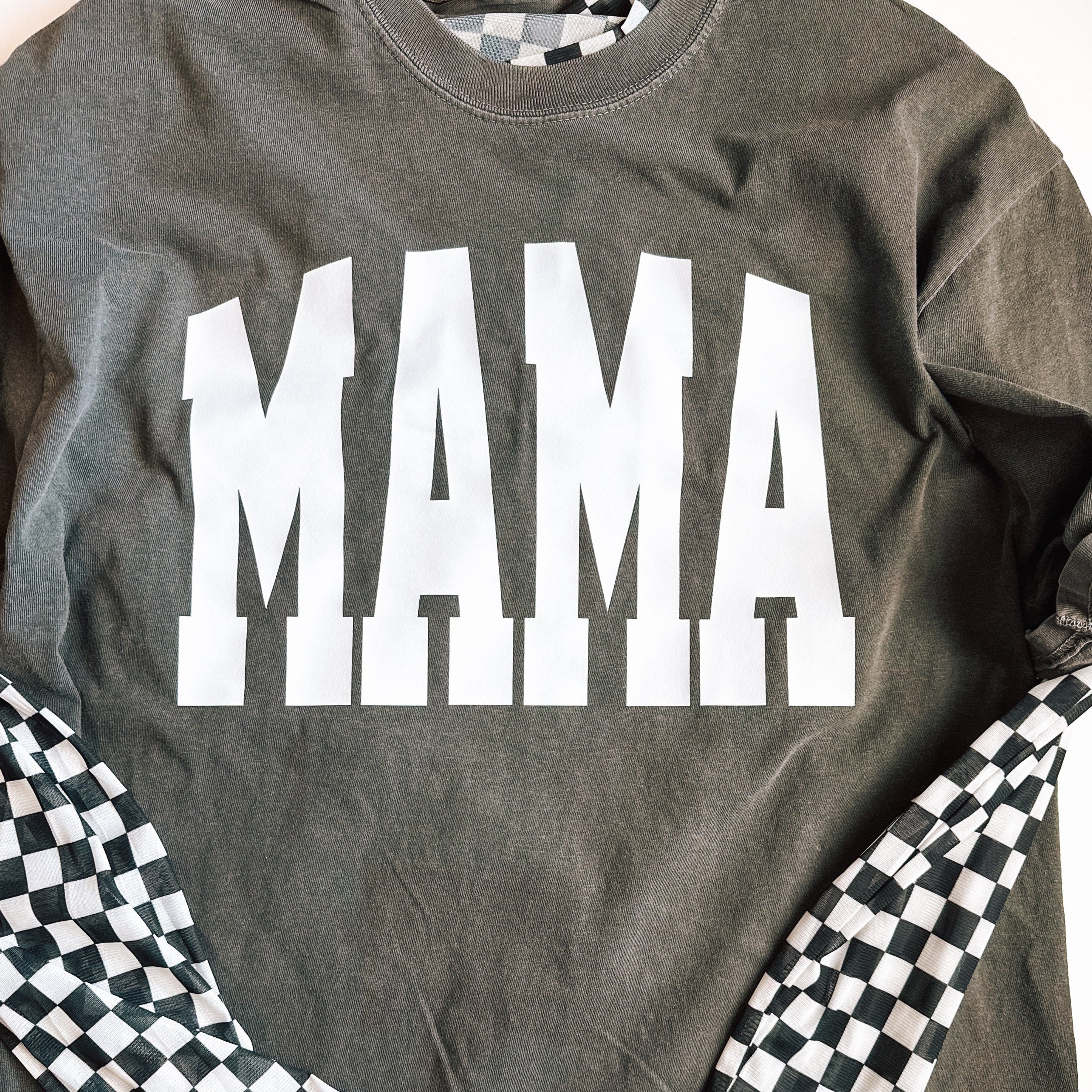 MAMA | Comfort Color Tee- Pepper